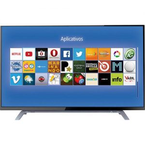 Smart TV LED 40" Toshiba 40L2500 Full HD com Conversor Digital 2 HDMI 1 USB 60Hz