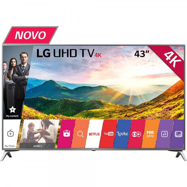 Smart TV LED 43 LG 43UJ6525 Ultra HD 4K