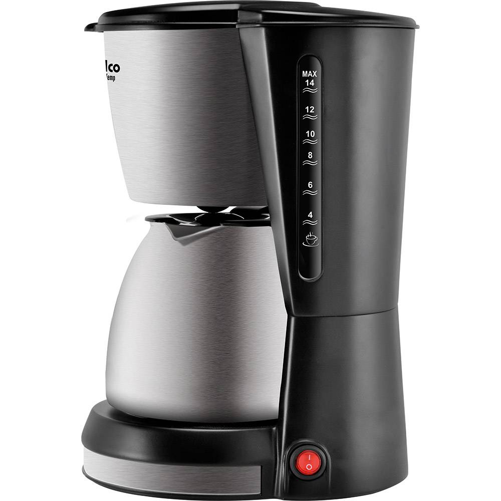 Cafeteira Elétrica Philco PH14TEMP 700ml Metal Preto e Inox