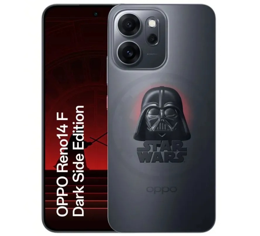 Smartphone Oppo Reno 14 F Dark Side Edition 256gb 12gb Ram
