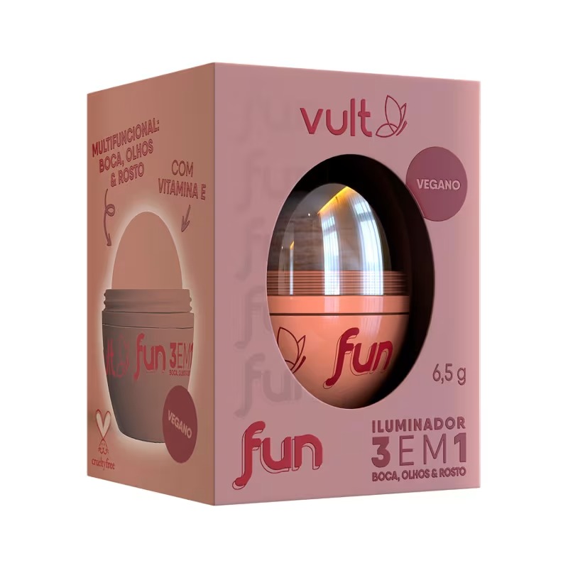 Blush 3 em 1 Vult Ilum Fac Fum Dourado Radiante