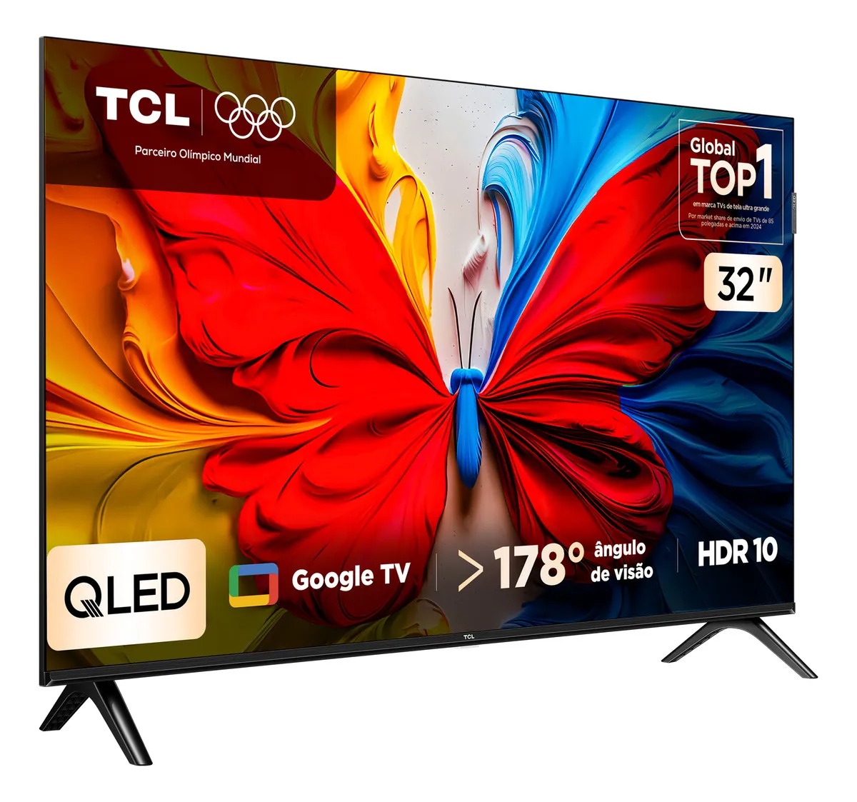 Smart TV TCL 32 Polegadas HD QLED S5K - Google TV