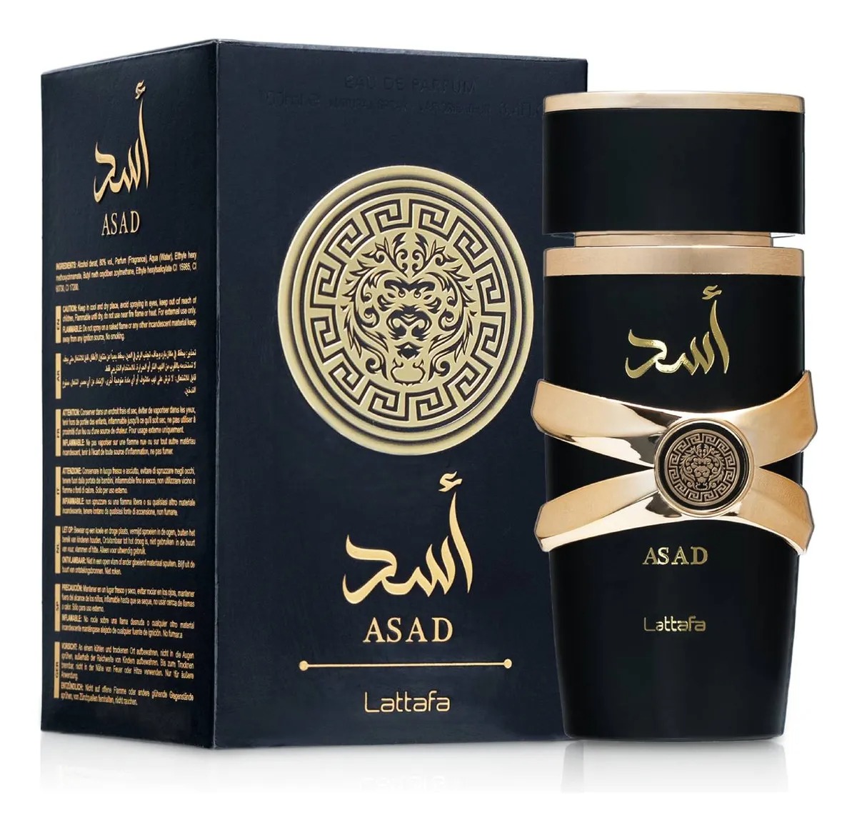 Perfume árabe Lattafa Asad EAU de Parfum Masculino 100ml 